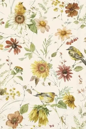 Tendencia PAQUETE 20 SERVILLETAS DE PAPEL LATE SUMMER BEAUTIES