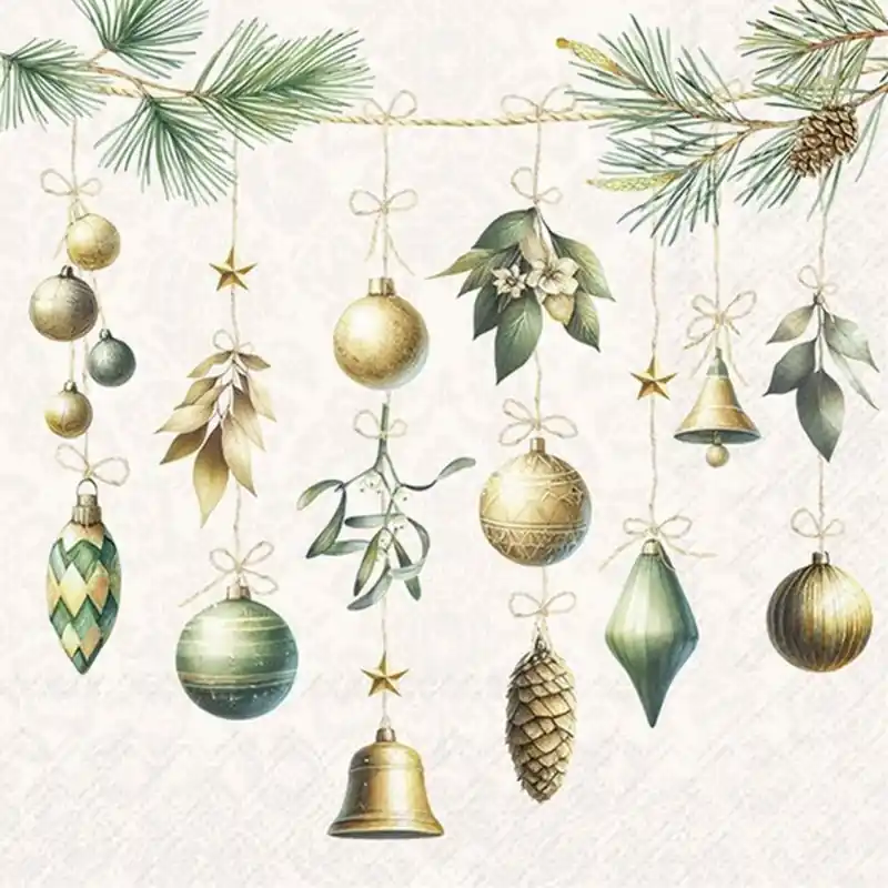 PAQUETE 20 PRECIOSAS SERVILLETAS CHRISTMAS DECORATIONS Imprescindible (Must-Have)