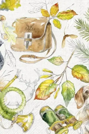 Compra Hoy PAQUETE 20 PRECIOSAS SERVILLETAS HUNTING