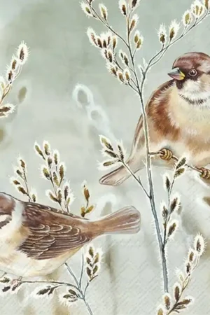 Mejor Calidad 5 SERVILLETAS CON MOTIVOS WINTER MELODY