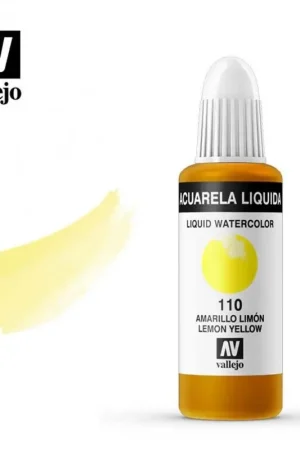 ACUARELA LIQUIDA AMARILLO LIMÓN VALLEJO 32 ML A Buen Precio