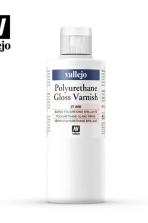 Últimas Unidades BARNIZ POLIURETANO BRILLANTE VALLEJO 200 ML