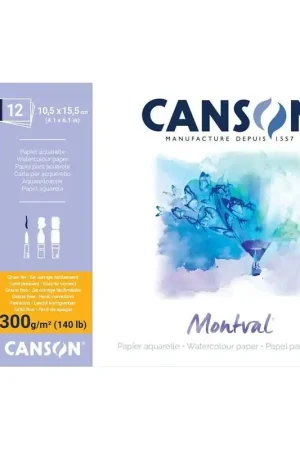 BLOC DE ACUARELA MONTVAL MINI Nuevo Modelo
