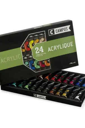 Envío Inmediato SET 24 TUBOS ACRÍLICOS 21 ML RAPHAEL CAMPUS