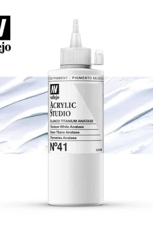 VALLEJO STUDIO BLANCO TITANIO ANATASE 200 ML Pago Seguro