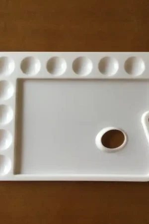 Entrega Rápida PALETA RECTANGULAR PARA ACUARELA U OLEO