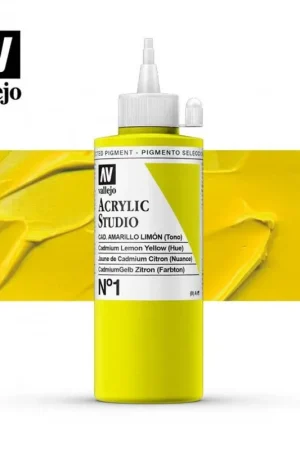 Marca Reconocida VALLEJO STUDIO AMARILLO CADMIO LIMON 200 ML