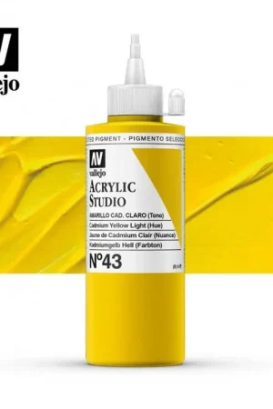 VALLEJO STUDIO AMARILLO CADMIO CLARO 200 ML Moderno