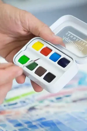 Profesional ACUARELA SENNELIER EXTRA FINA 8 MEDIAS PASTILLAS