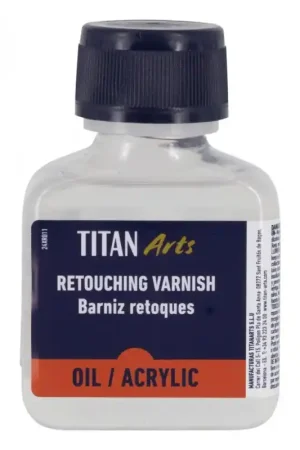 BARNIZ RETOQUES ACRILICO TITAN 100ML Solo Hoy