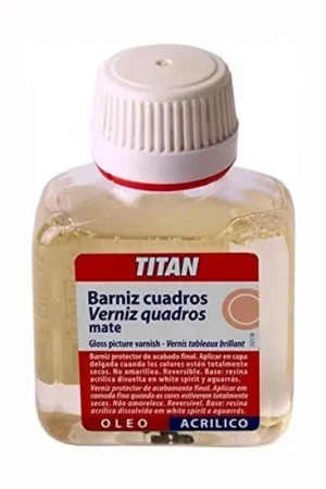 BARNIZ CUADROS ACRILICO BRILLANTE TITAN 100ML Moderno
