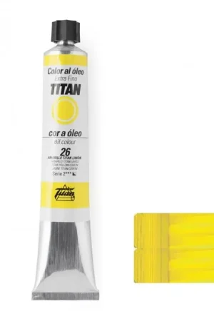 Últimas Unidades AMARILLO TITÁN LIMÓN SERIE 2 Nº 26 60 ML OLEO EXTRAFINO TITAN