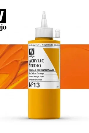 VALLEJO STUDIO AMARILLO ANARANJADO 200 ML Última Versión