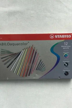 Exclusivo ESTUCHE DE 12 LAPICES ACUARELA STABILO