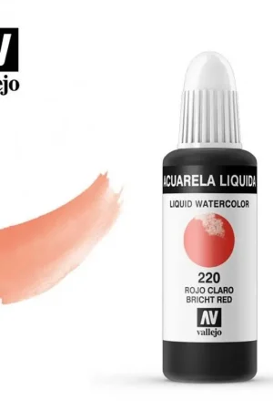 ACUARELA LIQUIDA ROJO CLARÓN VALLEJO 32 ML Devolución Gratuita