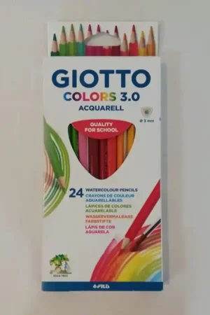 Ordenar Ahora Mismo CAJA DE 24 COLORES ACUARELABLES GIOTTO