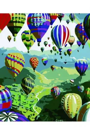 Lujoso PINTAR POR NUMEROS - GLOBOS AEROSTÁTICOS