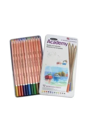 Exclusivo ESTUCHE DE LAPICES ACUARELA 12 DERWENT