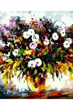 Certificado PINTANDO CON NUMEROS - JARRON CON FLORES