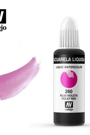 Precio Rebajado ACUARELA LIQUIDA ROJO VIOLETA VALLEJO 32 ML