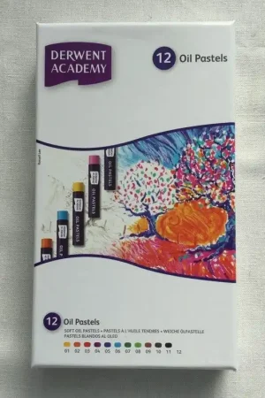 ESTUCHE 12 PASTELES AL ÓLEO DERWENT ACADEMY Original