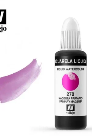 ACUARELA LIQUIDA MAGENTA PROCESO VALLEJO 32 ML Ordena Ya
