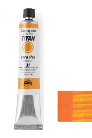 Exclusivo AMARILLO TITÁN NARANJA CLARO SERIE 2 Nº 31 60 ML OLEO EXTRAFINO TITAN