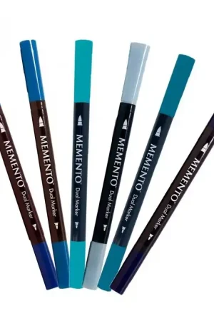 De Moda ROTULADORES MEMENTO AZULES