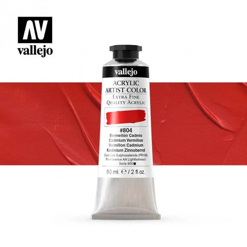 Pedido Al Por Mayor ARTIST COLOR 804 BERMELLÓN CADMIO 60 ML