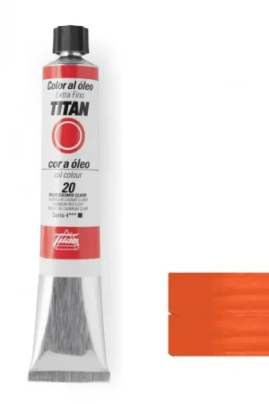 ROJO CADMIO CLARO SERIE 4 Nº 20 60 ML OLEO EXTRAFINO TITAN Últimas Unidades