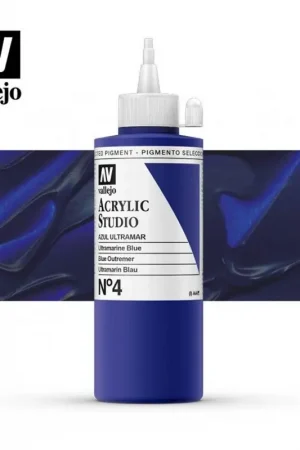 Marca Reconocida VALLEJO STUDIO AZUL ULTRAMAR 200 ML