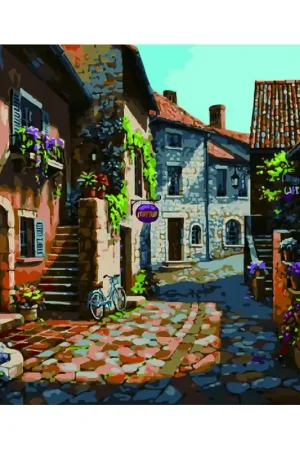 PINTAR POR NUMEROS - PAISAJE DE PUEBLO Promoción Exclusiva