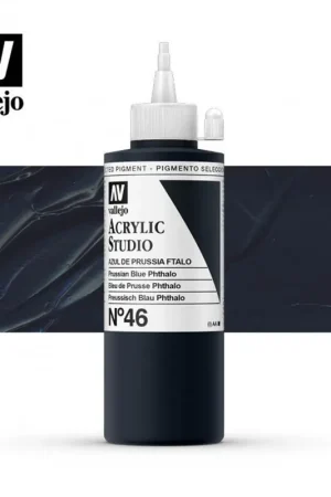 Precio De Fábrica VALLEJO STUDIO AZUL PRUSSIA FTALO 200 ML