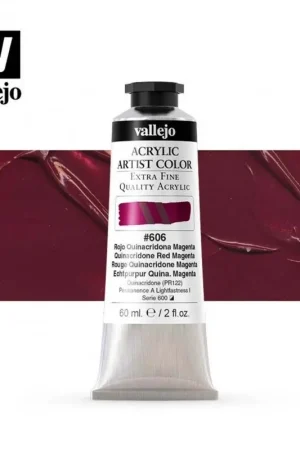 Edición Limitada ARTIST COLOR 606 ROJO QUINACRIDONA MAGENTA 60 ML