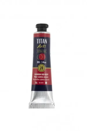 ROJO CADMIO OSCURO SERIE 4 Nº 24 20 ML OLEO EXTRAFINO TITAN Súper Precio