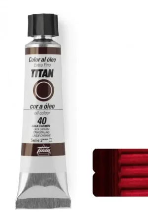 LACA CARMIN SERIE 3 Nº 40 20 ML OLEO EXTRAFINO TITAN Garantía De Devolución De Dinero