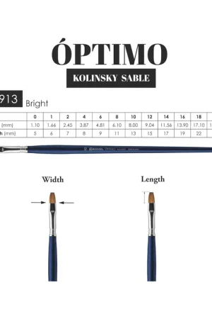 PINCEL ESCODA OPTIMO 2913 PLANO Nº 16 Imprescindible (Must-Have)