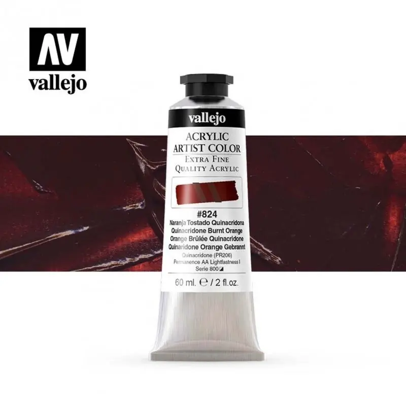 Compra Ahora ARTIST COLOR 824 NARANJA TOSTADO QUINACRIDONA 60 ML