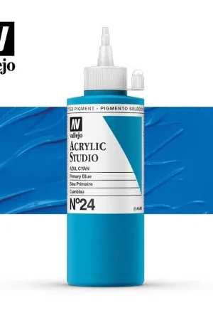 VALLEJO STUDIO AZUL CYAN 200 ML No Te Lo Pierdas