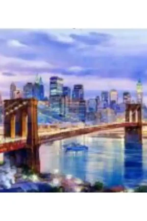 PINTAR POR NUMEROS - PUENTE DE BROOKLIN Lujoso