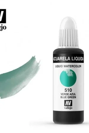 ACUARELA LIQUIDA VERDE AZUL VALLEJO 32 ML Súper Precio