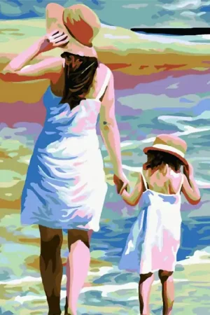 Promoción PINTAR POR NUMEROS - PASEO EN LA PLAYA