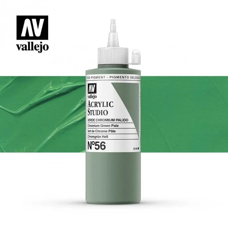 Ordena Ya VALLEJO STUDIO VERDE CHROMIUN PALIDO 200 ML