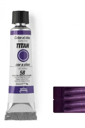 Tendencia VIOLETA COBALTO OSCURO SERIE 6 Nº 58 20 ML OLEO EXTRAFINO TITAN