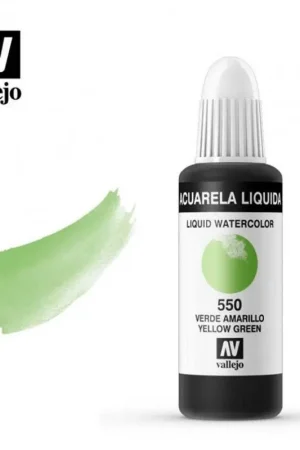 ACUARELA LIQUIDA VERDE AMARILLO VALLEJO 32 ML Precio Reducido
