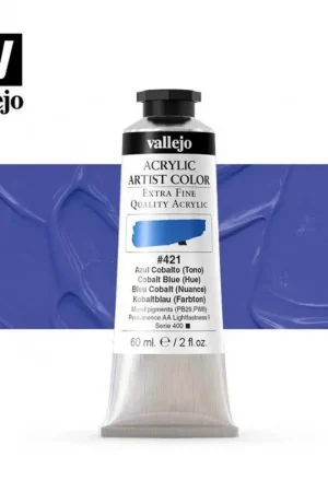 ARTIST COLOR 421 AZUL COBALTO 60 ML Máxima Calidad