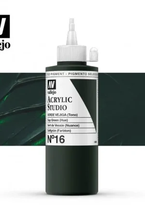Envío Internacional VALLEJO STUDIO VERDE VEJIGA 200 ML