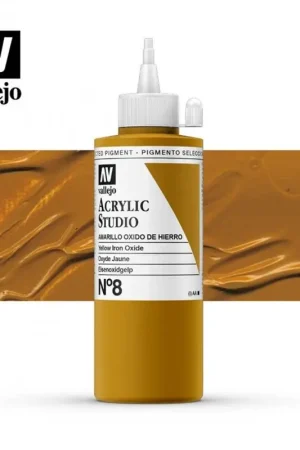 VALLEJO STUDIO AMARILLO OXIDO DE HIERRO 200 ML Ocasión Especial