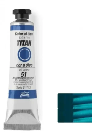 AZUL MANGANESO FTALO SERIE 2 Nº 51 20 ML OLEO EXTRAFINO TITAN Envío Internacional
