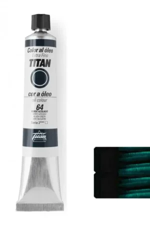 Precio Bajo VERDE AZULADO SERIE 2 Nº 64 60 ML OLEO EXTRAFINO TITAN